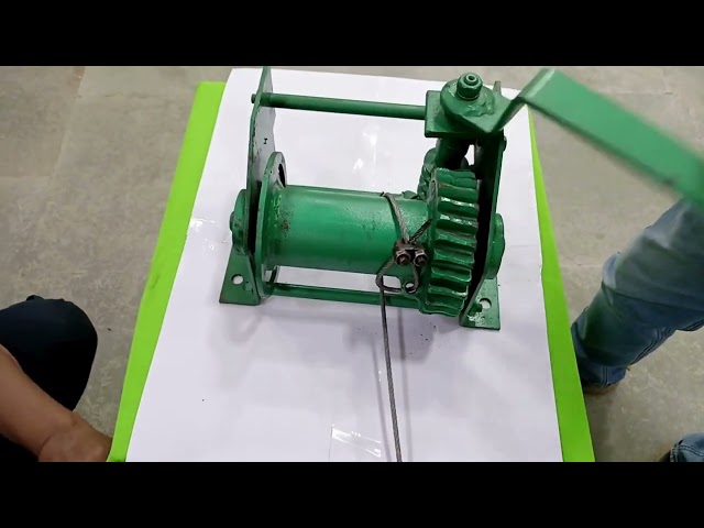Worm Gear Winch Explained | Powerful Lifting Machine for Heavy Loads #LiftingMachine #HeavyLifting