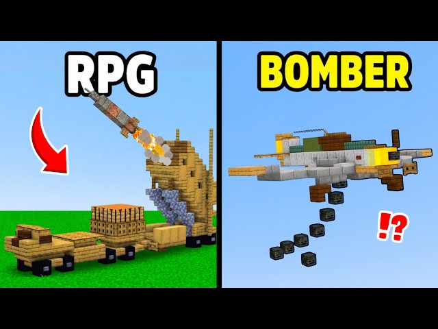 Building WORLD''S Best Military Vehicles in Minecraft!