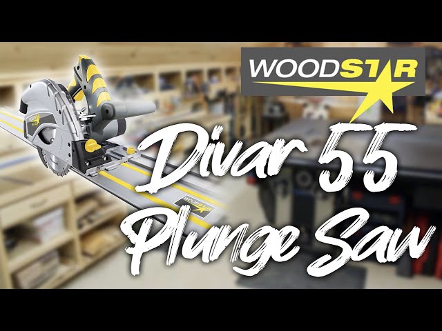 Woodstar Divar 55 Plunge Saw and Guide Track ( Scheppach PL55 Saw )