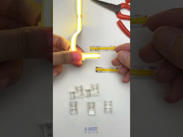 Say goodbye to the soldering iron! LED crystal solderless connectors