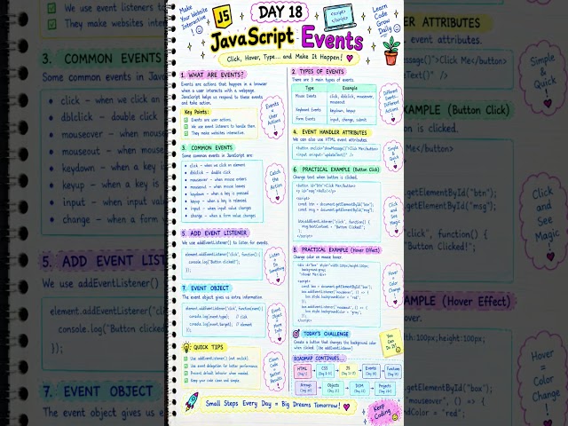 Click करते ही Website बदल जाएगी! 🤯🔥 | JS Events | DAY 18 #shorts