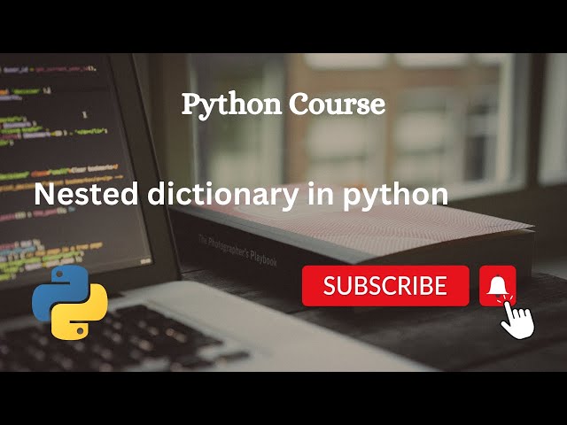 Nested dictionary in python