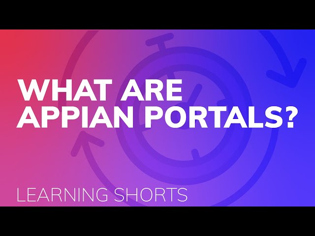 What are Appian Portals?