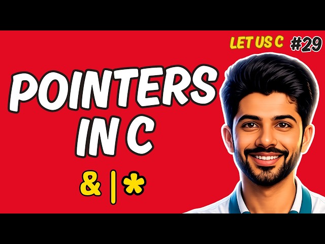 Basics of Pointer in C Programming | Declaration, Initialization, & and * Operators