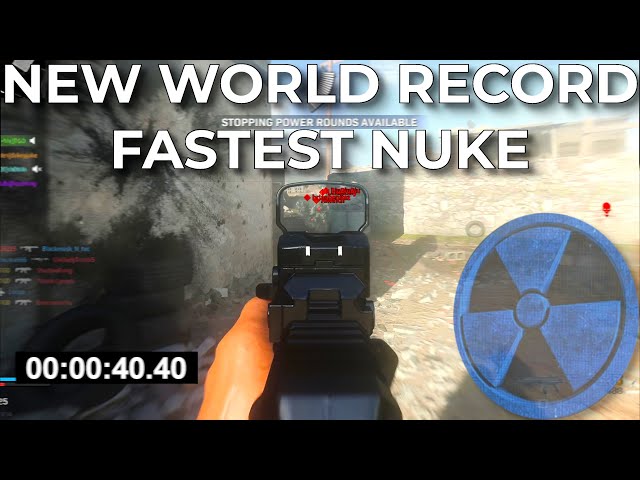 4 YEARS LATER I BROKE THE WR (MW2019 Ground War 62 second nuke)