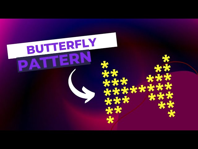Butterfly pattern in c language #clanguageinhindi  #progamer #cprogramming #pattern