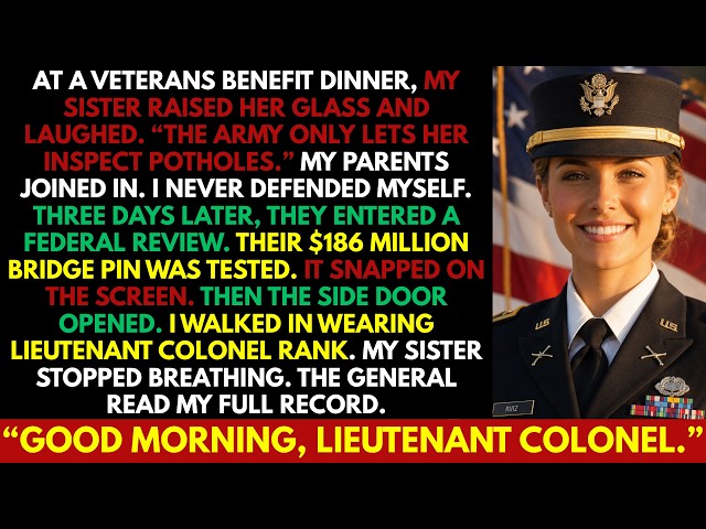 My Sister Said the Army Only Let Me Inspect Potholes—Then the General Called Me “Lieutenant Colonel”