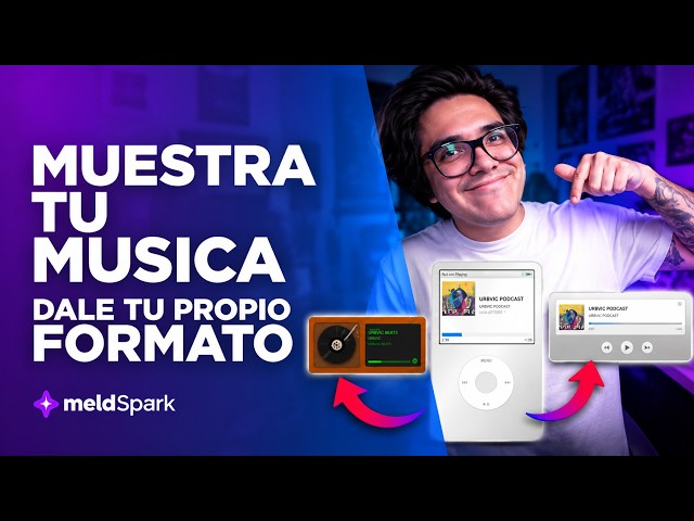 🎵 SHOW WHAT'S PLAYING ON YOUR STREAM WITH THIS FREE OBS AND SPOTIFY OVERLAY | MELD SPARK Tutorial