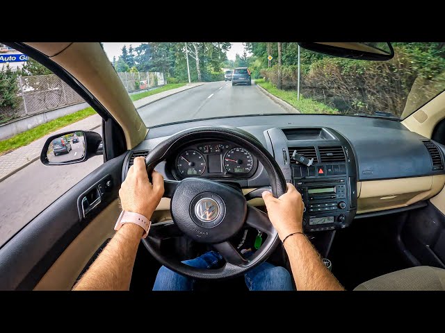 2006 Volkswagen Polo IV [1.2 i 12V 64HP] |0-100| POV Test Drive #1348 Joe Black