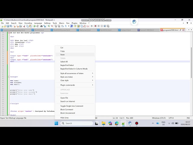HOW TO CODE USING HTML, CSS & JAVASCRIPT