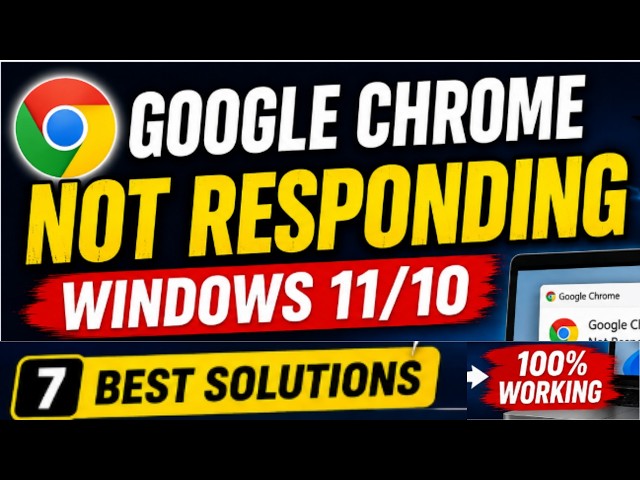 Chrome Not Responding or Freezing? | Fix Google Chrome Not Responding Problem