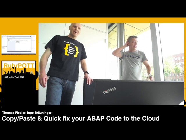Copy/Paste & Quick fix your ABAP Code to the Cloud