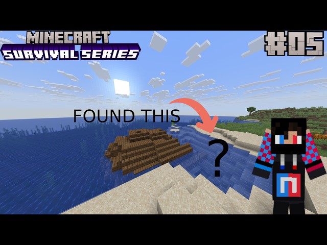🌊 Finally Explored the Shipwreck... and Found THIS! 👀 | Minecraft Survival Series #05 |
