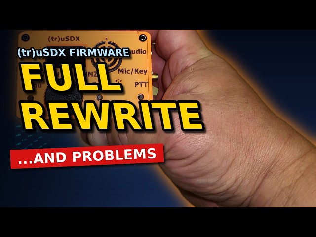 Complete (tr)uSDX Firmware Rewrite: Split Firmware, Calibration Wizard & What Still Breaks