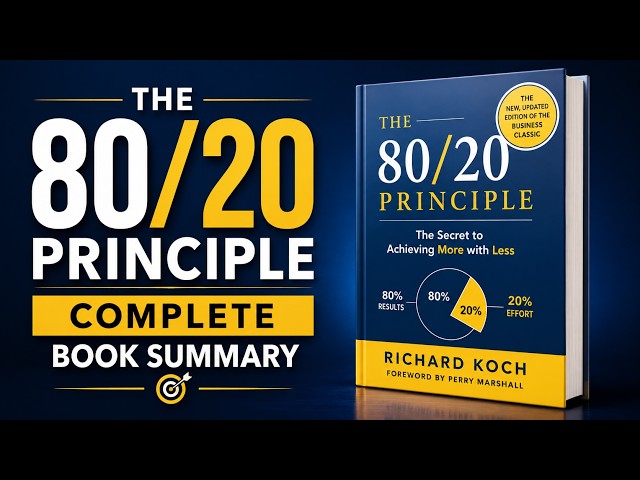 The 80/20 Principle Richard Koch | Complete Book Summary 🎯