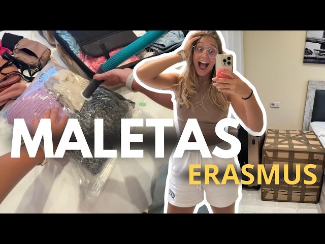 🎒¡Preparo Mis Maletas para ERASMUS! ✈️ ¡Todo lo que Llevo y Tips Imperdibles! 📦