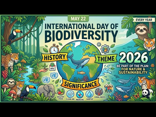 International day of biodiversity | Biodiversity Day Theme 2026 | Importance of Biodiversity #viral