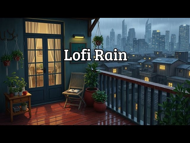LoFi Rain Music Live for Productivity, Focus and Sleep