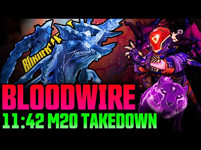 MINIONS ONLY! Bloodwire Vex vs. M20 Takedown in 11:42 + Build | Borderlands 4
