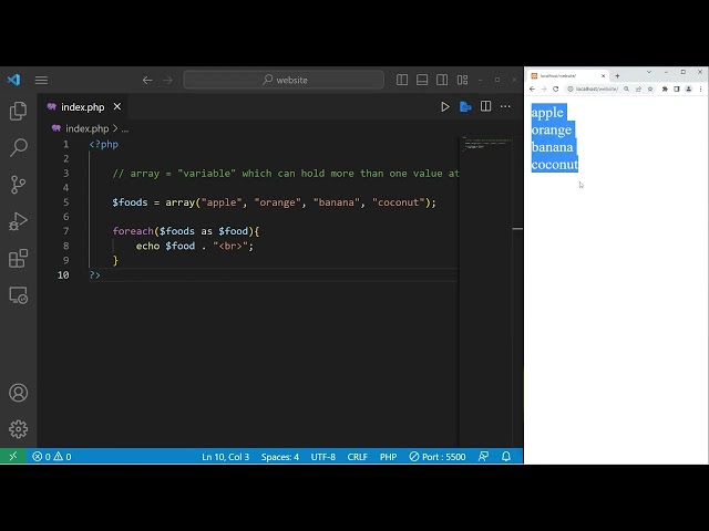 PHP arrays explained