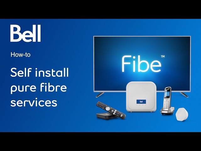 How to install Bell Pure Fibre Services