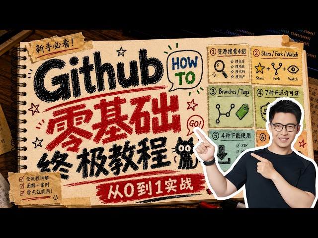Github 零基础终极教程！