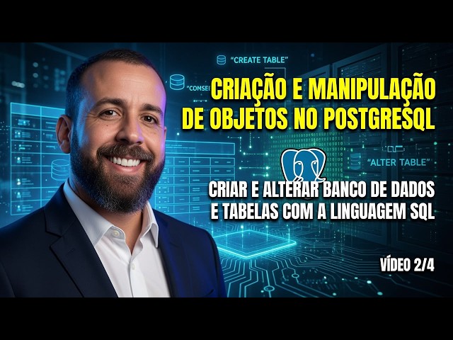 CREATING AND MANIPULATING OBJECTS IN POSTGRESQL: Databases and tables with the SQL language.