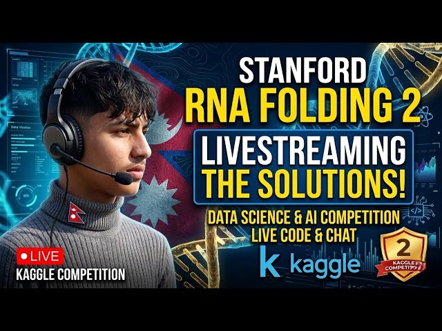 13-Year-Old vs. 300GB of RNA Data: Stanford Kaggle Challenge | Live #2 🧬