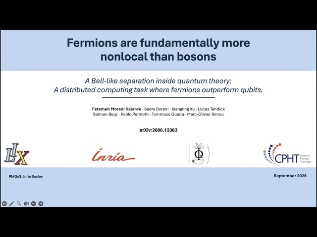 Fermions are fundamentally more nonlocal than Bosons