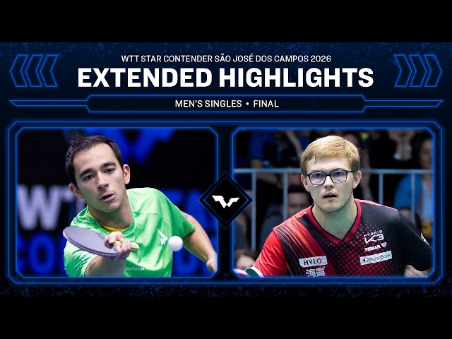Hugo Calderano vs Alexis Lebrun | Final Individual Masculina | #WTTSaoJose 2026