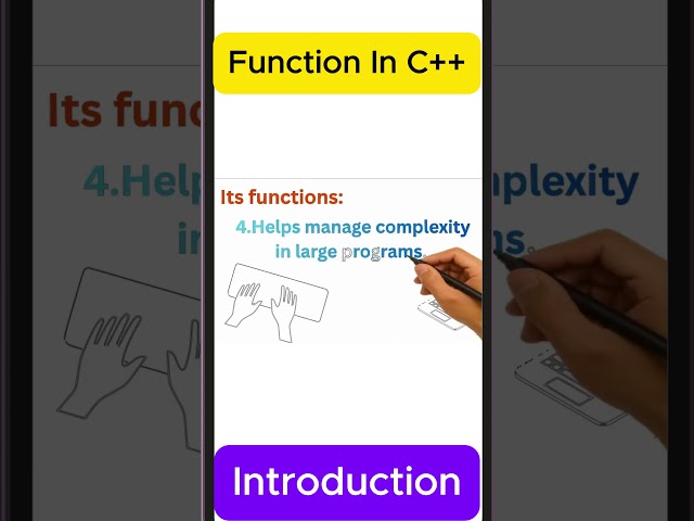 Introduction to Functions in C++ | C++ Functions Explained for Beginners #definition #functions #GOO