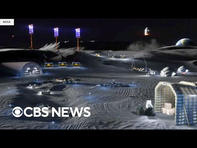 NASA reveals rendering for lunar city