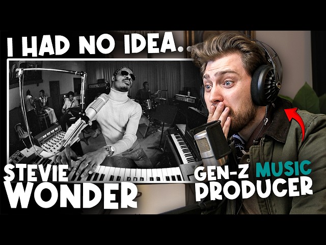 Gen-Z Music Producer Listens to Stevie Wonder for the first time...