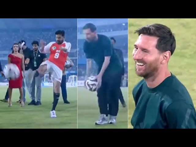 Lionel Messi vs CM Revanth Reddy Football Match in Hyderabad | GOAT India Tour | News Buzz