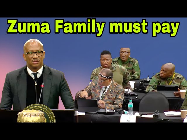ANC & MK Party Fighting about the Zuma Family in parliament.