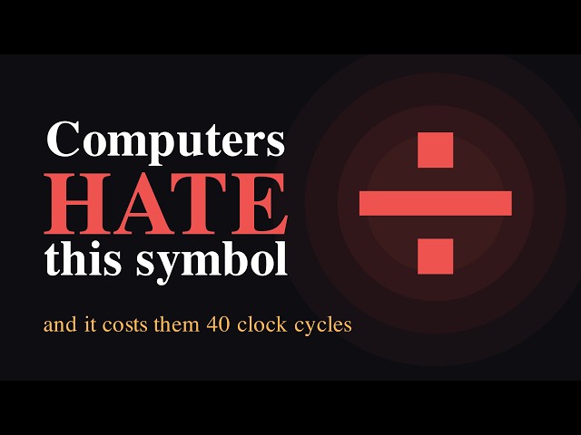 Why CPUs are terrible at division — Restoring Division explained