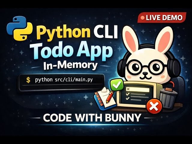 Building a Todo Console App with AI: Spec-Driven Development (Hackathon 2 Phase 1)