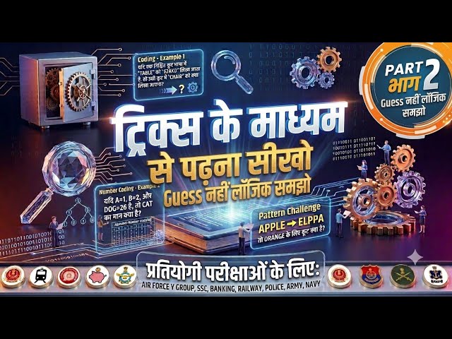 Part 2 (Coding decoding की ऐसी ट्रिक की 30 sec मै question बन जाए)