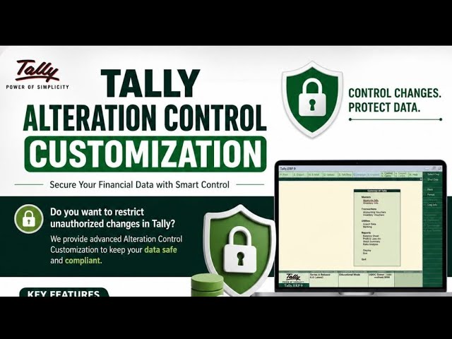 Tally Customization – Alteration Control in Tally (TDL) | Abulkalam 9902095002