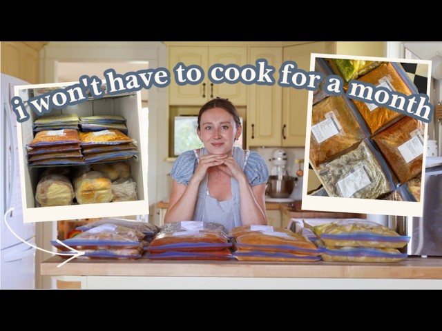 Dump & Go Freezer Meals For Postpartum - A MONTH OF MEALS FOR MY FREEZER!