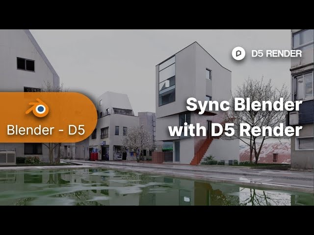 Blender - D5 Render Livesync Tutorial | Real-time Rendering Workflow