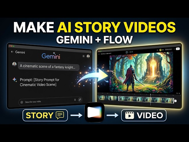 How to Make AI Story Videos with Google Gemini & Google Flow – Step by Step (2026)