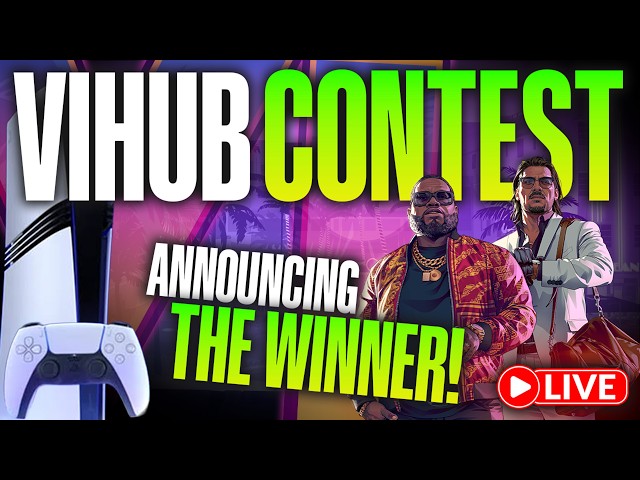🔴 LIVE - Choosing a winner for the VIHUB PS5 PRO CONTEST | w/ Special Guests