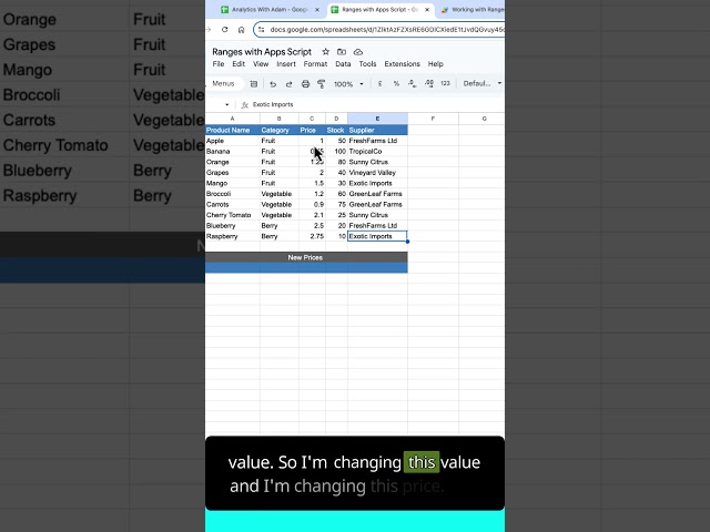 Automate Data Updates in Google Sheets with Apps Script