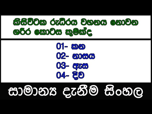General Knowledge Sinhala 22 🌼 | සාමාන්‍ය දැනිම සිංහල 22 | IQ Test Sinhala | Sinhala MCQ Paper 🔥