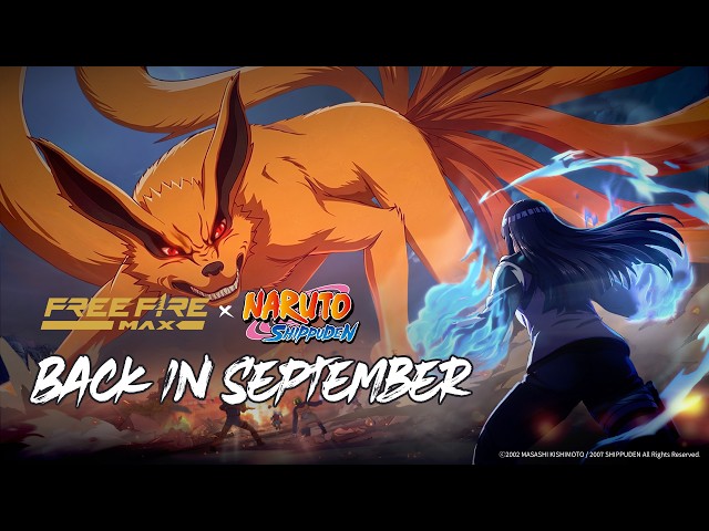 Free Fire MAX x NARUTO SHIPPUDEN Chapter 1 returns this September 2026!