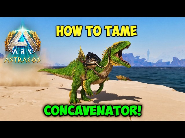 The Best Way to Tame a Concavenator EASY! on ASTRAEOS | ARK Survival Ascended
