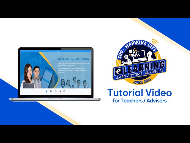 eLearning Platform Video Tutorial for Teachers and Advisers