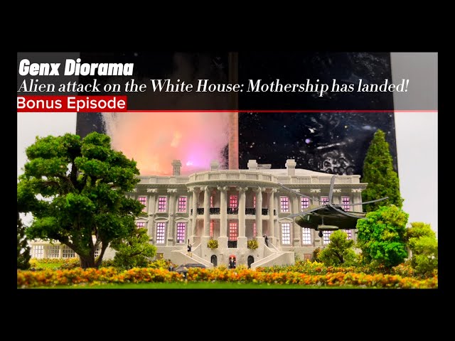 White house under attack by possible UFO! - Genx Diorama [Bonus Episode]