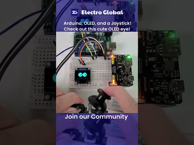 Arduino OLED Joystick - CUTE OLED EYE! Step by Step Tutorial